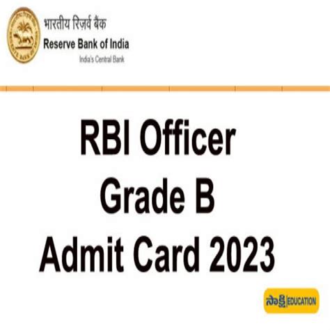 RBI grade B officer admit card 2021 released, how to download.